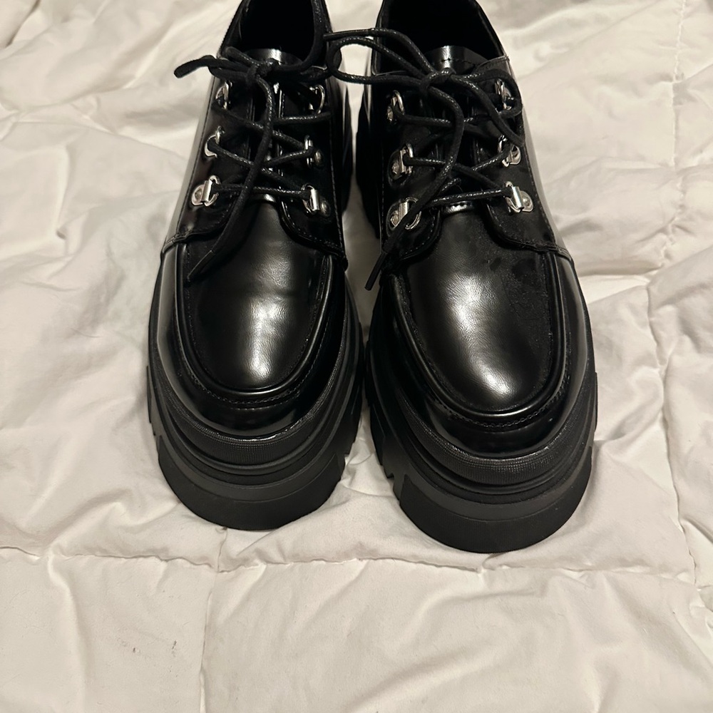 ASOS Black Platform Shoes - Picture 3 of 5